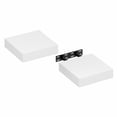 thumbnail image 4 of Furinno TANNA Set of 2 9x9 2" Thick Wall Shelf Invisible Bracket White, 4 of 4