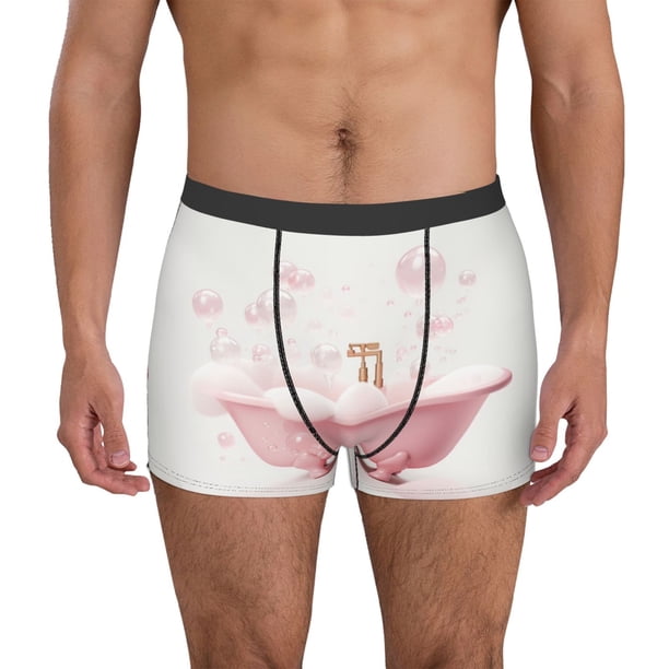 Fotbe Cute Bathtub Calzoncillos Tipo Boxer con Bolsa de Soporte Total para Hombre, X-Temp Fresco, Transpirable y de Secado Rápido-Medium