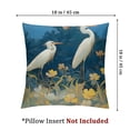 thumbnail image 4 of Acheng Spring Chinoiserie Pillow Covers, Blue and White Chinoiserie Birds Flowers Throw Pillow Covers for Couch Bed Sofa Cushion Farmhouse Room Decor  Set of 2(Two Sides Print) 12x12in, 4 of 7