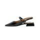thumbnail image 2 of Flat Balerina Dama Color Negro Tacon Ancho Salamandra Correa negro 25, 2 of 6