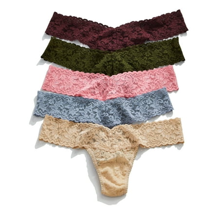 

Hanky Panky Womens Signature Lace Low Rise Thong Fashion 5-Pack Style-49115PVPK