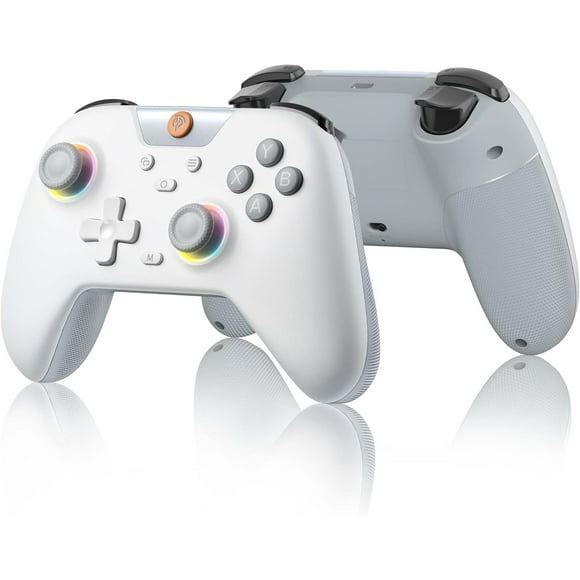 AIR-X05 Wireless Controller for PC/Android/Steam Deck- Bluetooth Controller Gamepad with Hall Effect Joysticks and Trigger,Turbo,Rumble Vibration and RGB Lighting