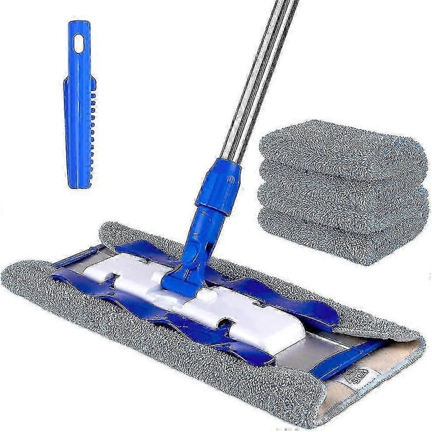 2026 Professional Microfiber Mop (microfiber Cloth Included 3 Refills And 1 Mass' To Remove Dirt)