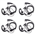 thumbnail image 1 of 4X Auriculares Walkie Talkie de 2 Pines con Conector K, Auricular de Radioaficionado Bidireccional con Cable para Auriculares -888S UV5R Walkie Talkie 992, 1 of 6
