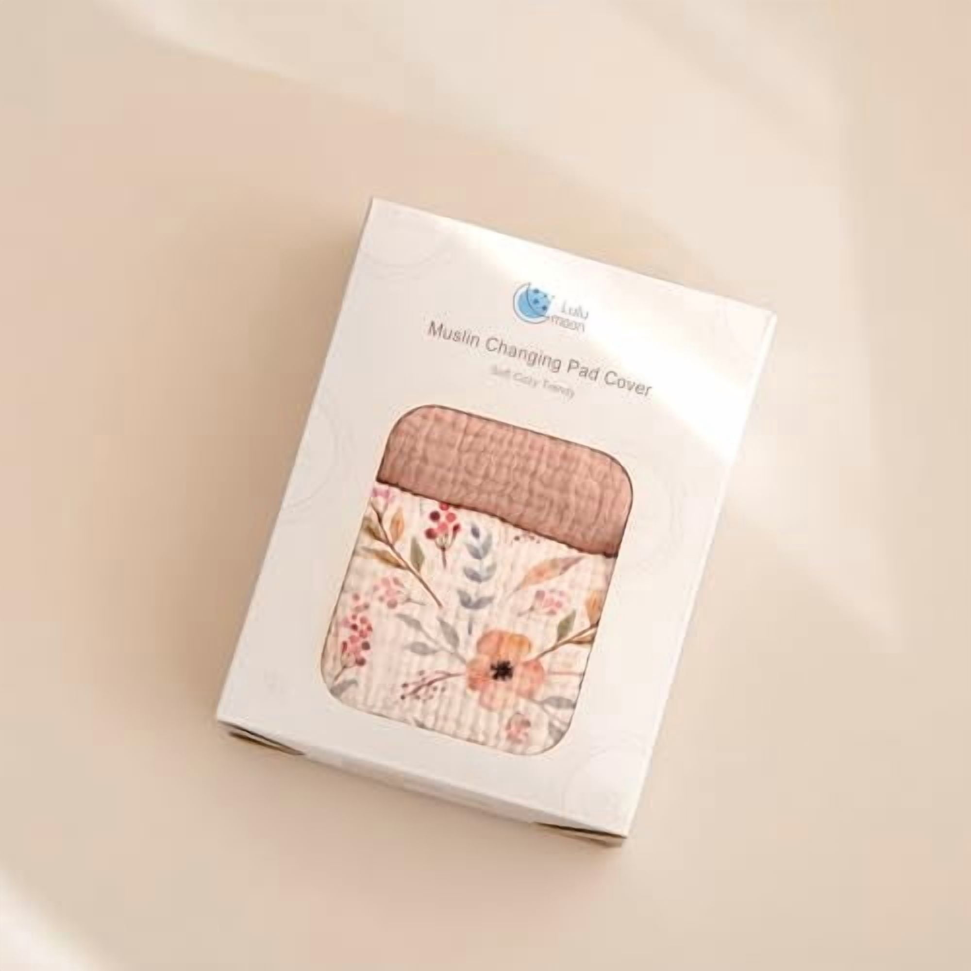 Muslin Changing Pad Cover: 2-Pack Soft Breathable Cotton Boho Floral Print for Baby Girls - Nursery & Baby Shower P-Pink & Flower