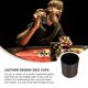 thumbnail image 4 of 2 piezas An Accesorios Dados apilables Taza Taza de cuero sintético Dados de almacenamiento Caja de juego de dados, 4 of 4
