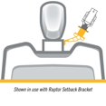 thumbnail image 4 of Minn Kota 1810361 Soporte Adaptador De Placa Raptor Jack - Puerto 2"" Retroceso 4"" Elevación Negro, 4 of 8