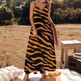 thumbnail image 2 of Animal Print Patterns Design Sleeveless Dress Woman Fashion Long Dresses Women's Summer Suit Dress 2025, 2 of 7