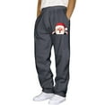 thumbnail image 1 of Men's Casual Hop Track Pants Solid Color Workout Joggers With Pocket and Design for Comfortable Stylish Wear, 1 of 4