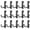 Black, variant on REACHISE 24-Pack Plastic Display Hooks for Hanging, Retail Grid Wall Organizer, Store Merchandising Accessories
