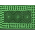 thumbnail image 1 of Ahgly Company Indoor Rectangle Oriental Emerald Green Traditional Area Rugs, 8' x 10', 1 of 4