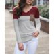 thumbnail image 2 of Camiseta Delgada Manga Larga De Moda Mujer Regalo Apariencia Atractiva XXL Soledad  Camisa de manga larga de mujer, 2 of 10