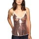 thumbnail image 1 of Free People - Camiseta sin mangas con lentejuelas para mujer, metalizado, grande Free People Cami, 1 of 2