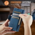 thumbnail image 4 of for Samsung Galaxy Z Fold 5 Wallet Case with RFID Blocking, Card Slots&Cash Pocket&Stylus Slot, Kickstand PU Leather Magnetic Closure Full Body Protective Flip Classic Dedign for Men Women,Black, 4 of 11