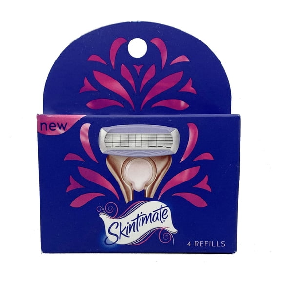 Skintimate 4-Blade Women's Razor Refill, 4 Ct