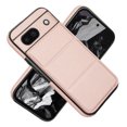 thumbnail image 3 of Compatible with Google Pixel 8a Case, with PU Leather Credit Card Holder Magnetic Back Stand Rugged Slot Mobile Flip Purse Phone Cover for Google Pixel 8a Women Men - Rosegold, 3 of 7