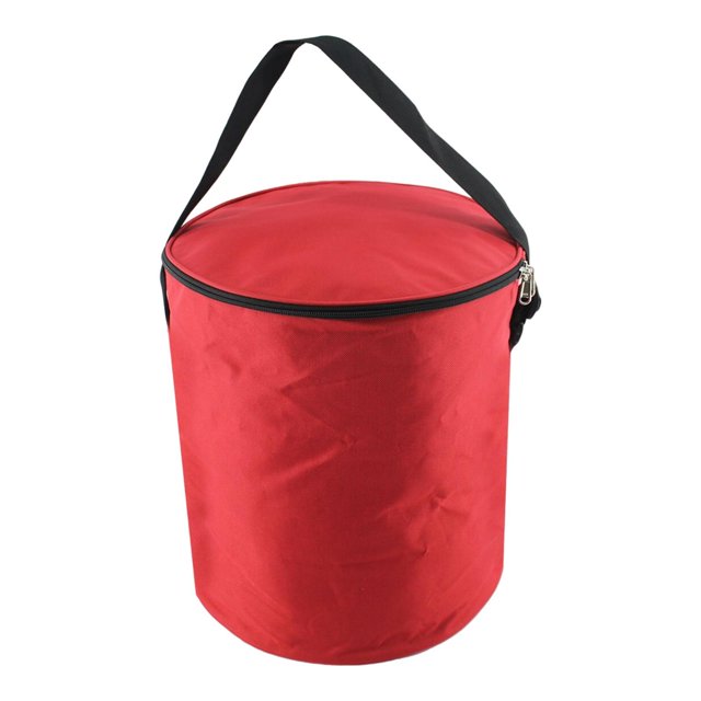 maskred Sac de Transport pour Balles de Tennis Sac de Rangement Rouge 28x36cm