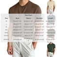 thumbnail image 3 of hotojiny Mens Casual T-Shirts Classic Short Sleeve Knit Tees Crewneck Ribbed Solid Shirts Comfort Business Work Tops, 3 of 5