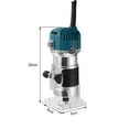 thumbnail image 2 of Hemousy Professional Woodworking Router with 6-Speed & 15 Router Bits Router Trigger for Extended, 2 of 9