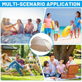 thumbnail image 5 of FHBVT UPF 50+ Automatic Beach Shelter Weatherproof Sun Wind Protection 2-3 Person Spacious Mesh Windows Carry Bag Included For Camping Beach Park Outdoor Family Activities Safe Comfortable, 5 of 6