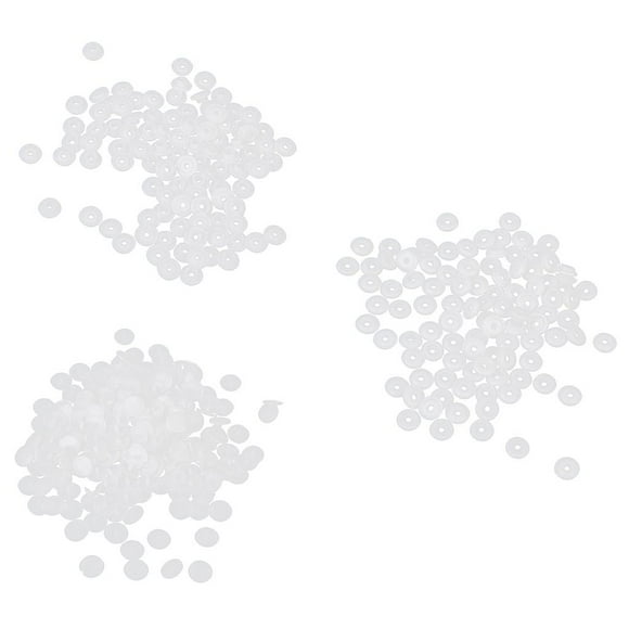 Rongfmy 100 Set KAM T3 White PLASTIC RESIN SNAPS BUTTON FASTENERS PRESS STUD 10.7MM