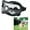 Black Frame & Clear Lens/Samll, variant on Soft Dog Goggles Large Breed Anti-UV Dog Sunglasses,Large Dog Sunglasses for Medium-Large Dogs Dustproof Windproof Snowproof Sking Dog Eye Protection (Bule Frame & Blue Lens/Large)