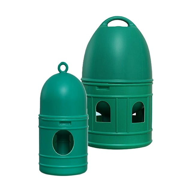 2 bebederos automáticos duraderos para pájaros, para gallinero de codornices y loros. 1L 10L Verde