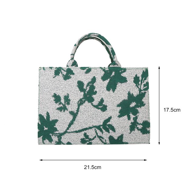 Bolsa Moda mujer bandolera PU lona Floral hombro damas de viaje Sywqhk Para Estrenar