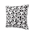 thumbnail image 2 of Wukai Cute Panda Premium Polyester Fleece Pillow Covers with Hidden Zipper Closure,Luxuriously Soft and Durable-26"x26", 2 of 7