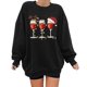 thumbnail image 1 of Gibobby Sudaderas Navideñas para Mujeres holgado informal de manga larga con cuello redondo de tamaño para mujer(Negro,G), 1 of 5