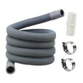 thumbnail image 2 of Washing Machine Drain Hose,Extension Adapter,Hose Clamps, Professional Easily Install Durable Replacement Corrugated Flexible 400cm, 2 of 7