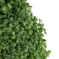 thumbnail image 5 of Northlight 48" Two Tone Green Artificial Spiral Boxwood Topiary Potted Tree, 5 of 5