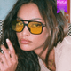 thumbnail image 4 of Gafas de sol de doble haz en forma de T cuadradas Gafas de sol de tendencia de moda Gafas de sol vintage ins, 4 of 5