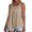 Khaki, variant on Women's Tops, Tees & Blouses Women Pleated Neck Wide Strap Fleece Lined Built-In Padded Bra Loose Sleeveless Casual Camisole Soft Warm Base Layer Tank Top Black S