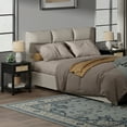 thumbnail image 6 of SICOTAS Rattan Nightstands Set of 2, Black Farmhouse Boho End Side Table with Drawers, Engineered Wood Accent Bedside Table for Bedroom, Living Room, 6 of 10