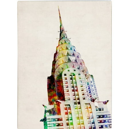 Trademark Art 'Chrysler Building' Canvas Art by Michael Tompsett
