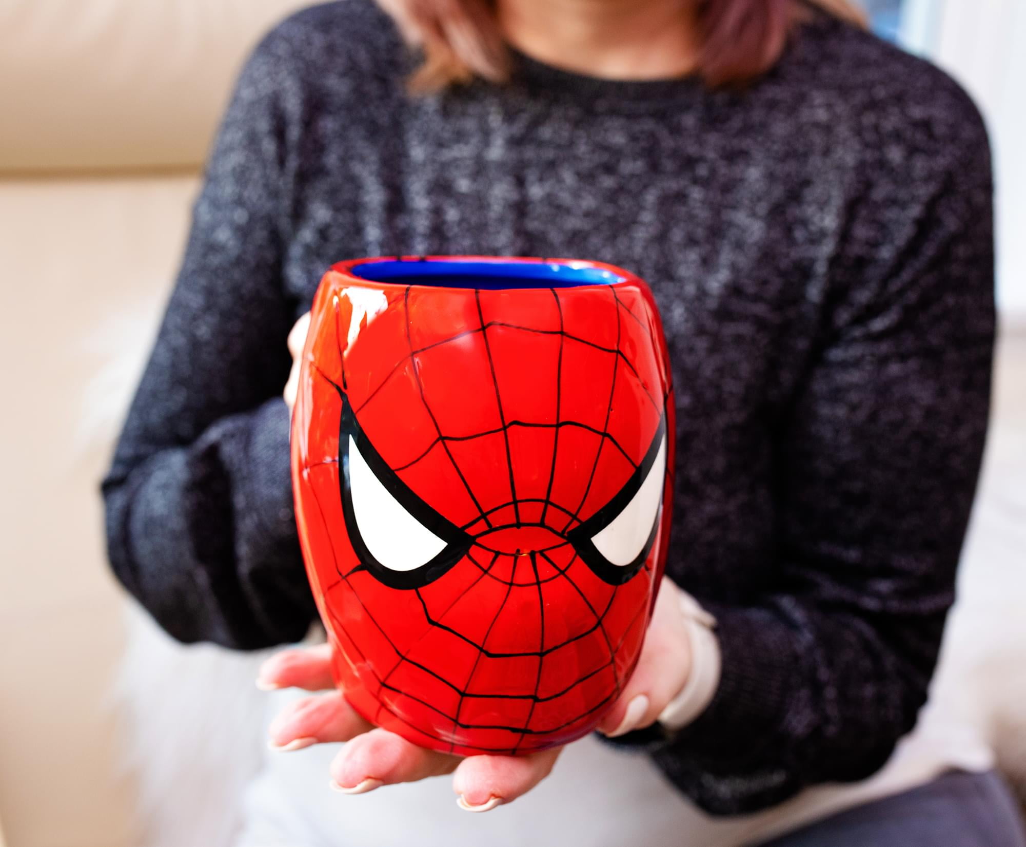  Marvel Spider-Man Sculpted Ceramic Mug, 20 fluid