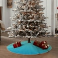 thumbnail image 4 of Sikiie Teal Turquoise Christmas Tree Skirt, Christmas Tree Decorations, Christmas Decor, Tree Mat Decoration(30-48IN)-30", 4 of 6