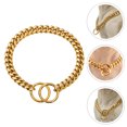thumbnail image 1 of unbranded Cadena Decorativa Para Perro En Inoxidable Color Dorado Con Estilo Y Fácil De, 1 of 8