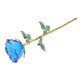 thumbnail image 5 of Artificial Glass Rose Bouquet For Home And Office Decoration In Blue 1Pcs With Multi-Level Design, 5 of 5