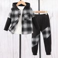 thumbnail image 2 of UAYOTSE Toddler Boys Long Sleeve Prints Tops and Pants Child Kids 2PCS Set Outfits Kids Fall Winter Clothese,Sizes 6-7 Years, 2 of 6