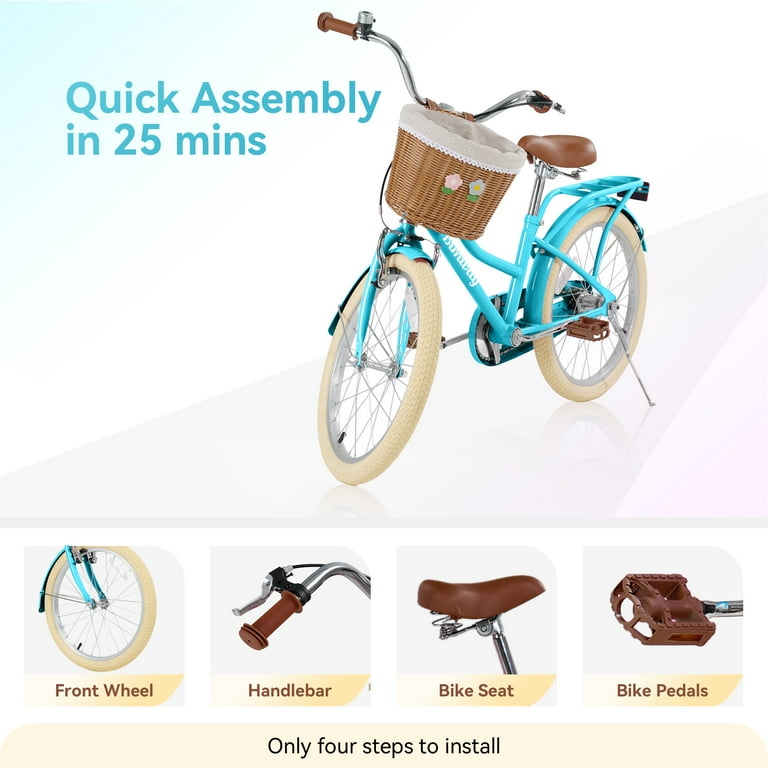 べくたん 【20箱】100ペア ■PLAY GIRL No.17 Walmart 20in Girls Bike, Single Speed, Light Pink, with