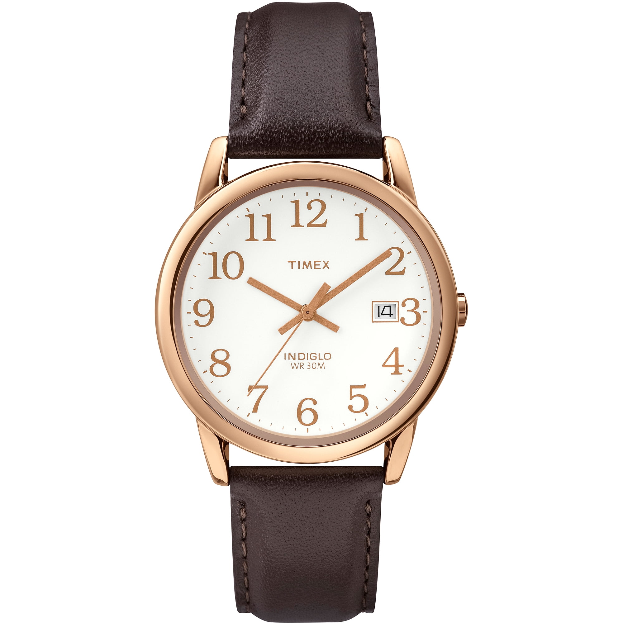 timex rose gold mens watch