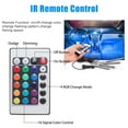 thumbnail image 3 of Led Light Strip,Car LED Strip Lights 4pcs 36 LED Multicolor Music Car Interior Atmosphere Lights, USB LED Strip for Car TV Home with Sound Active Function with Remote Control, 3 of 8