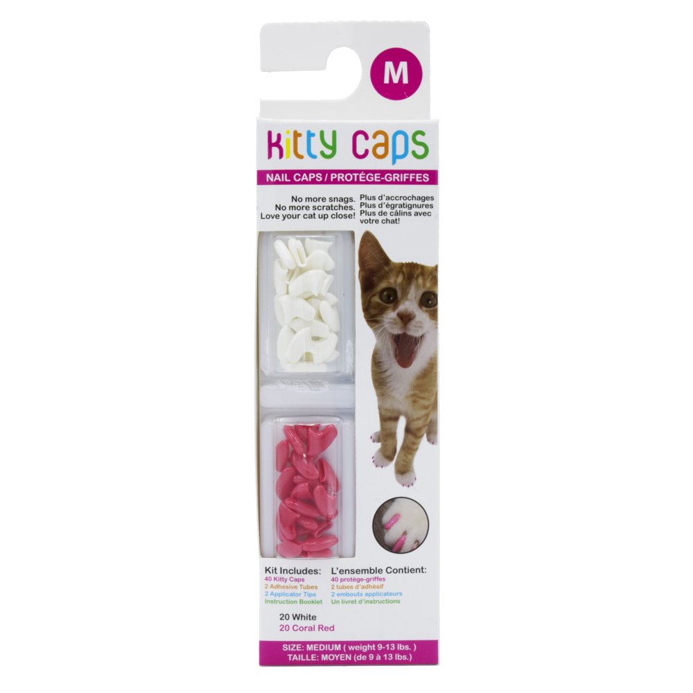 Kitty Caps Nail Caps for Cats Safe, Stylish & Humane Alternative to