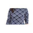 thumbnail image 2 of Karen Scott Women's Plaid Turtleneck   Intrepid Blue Size XS, 2 of 3