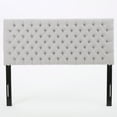 thumbnail image 1 of Christopher Knight Home Jezebel Fabric Headboard, Queen / Full, Light Grey, 1 of 5