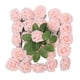 thumbnail image 5 of Rosas artificiales, 25 rosas artificiales, decoración ligera para bodas, flores hechas a mano, rosas a granel de calidad superior, 5 of 8