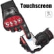 thumbnail image 2 of Guantes de moto ILM de acero aleado y piel con nudillos duros, 2 of 5