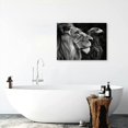 thumbnail image 6 of YILUYINQING Majestic Lion Eagle Wall Decor Canvas Prints Art 20x16in, 6 of 6